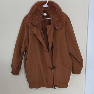 1970's Fox Fur Lined Parka